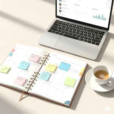 Cómo organizar el contenido mensual de tu negocio sin perder claridad